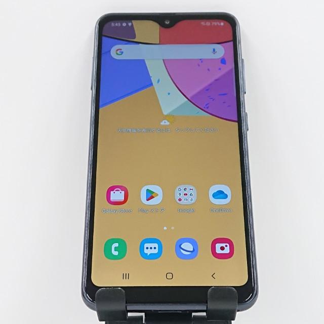 Galaxy A21 シンプル SCV49 au ブラック 送料無料 即決 本体 c16620