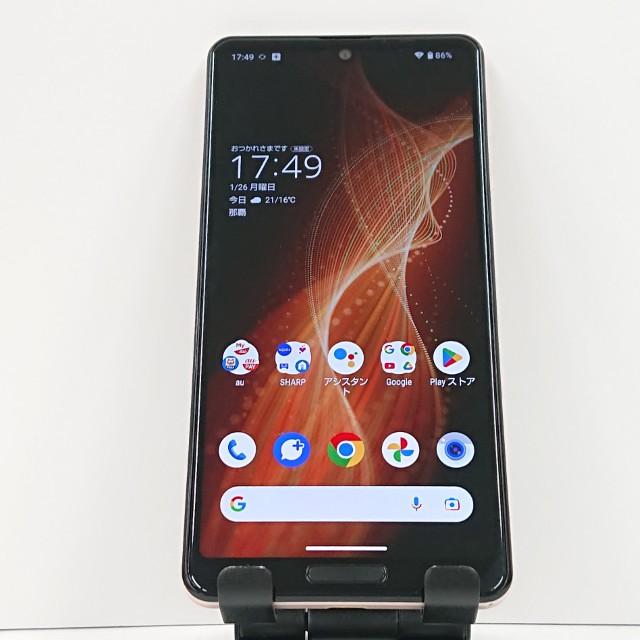 AQUOS sense5G SHG03 au ライトカッパー 送料無料 即決 本体 c16621