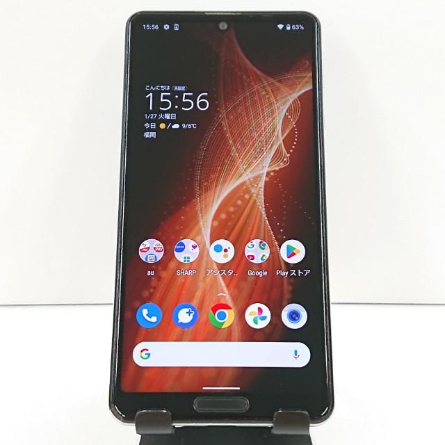 AQUOS sense5G SHG03 au オリーブシルバー 送料無料 即決 本体 c16632