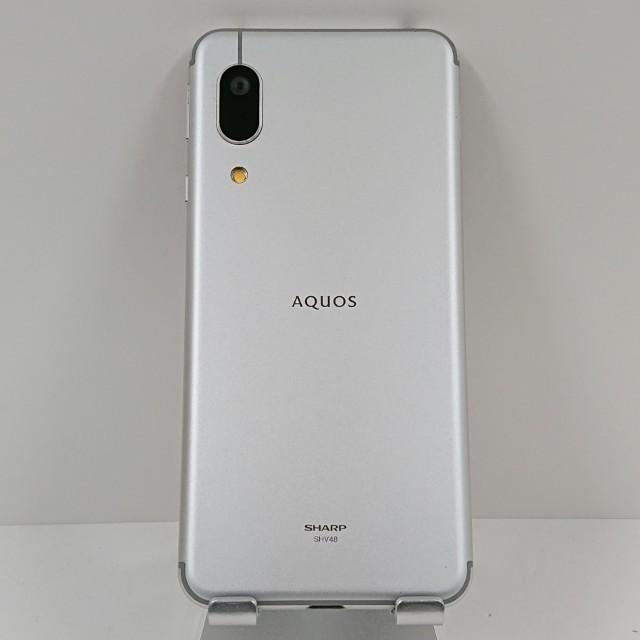AQUOS sense3 basic SHV48 au シルバー 送料無料 即決 本体 c16651