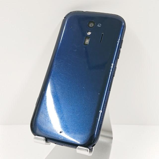 らくらくスマートフォン F-42A ドコモ ネイビー 送料無料 即決 本体