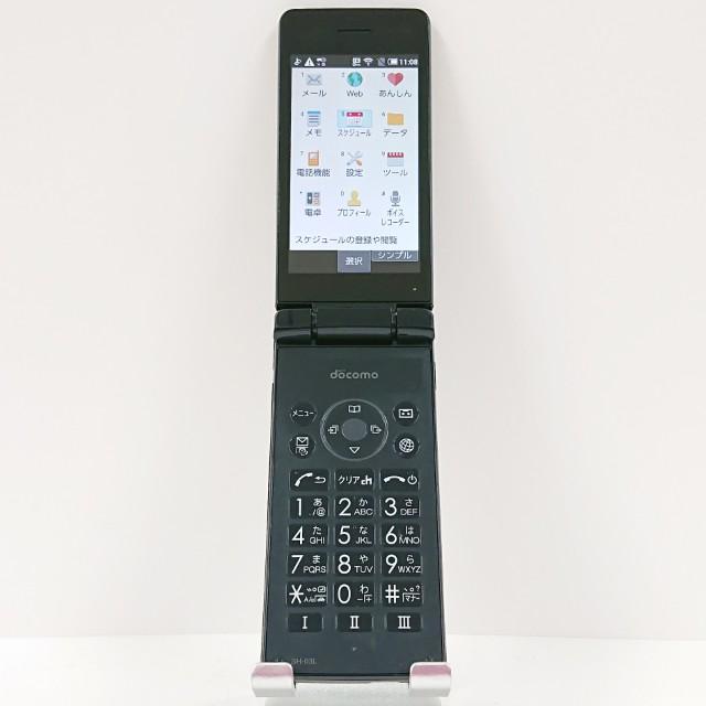AQUOSカメラレスケータイ SH-03L ドコモ ブラック 送料無料 即決 本体