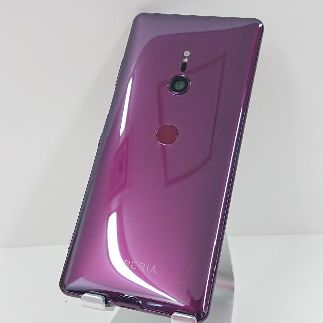 Xperia XZ3 SOV39 au ボルドーレッド 送料無料 即決 本体 c16825