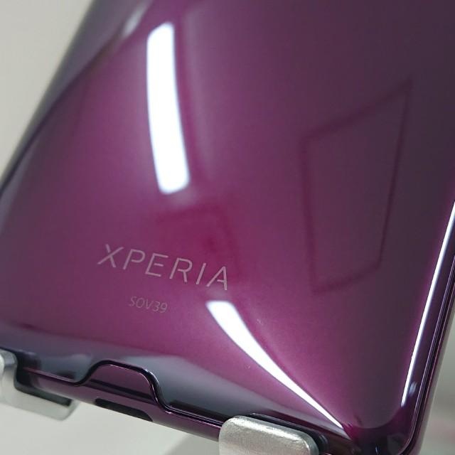 Xperia XZ3 SOV39 au ボルドーレッド 送料無料 即決 本体 c16825