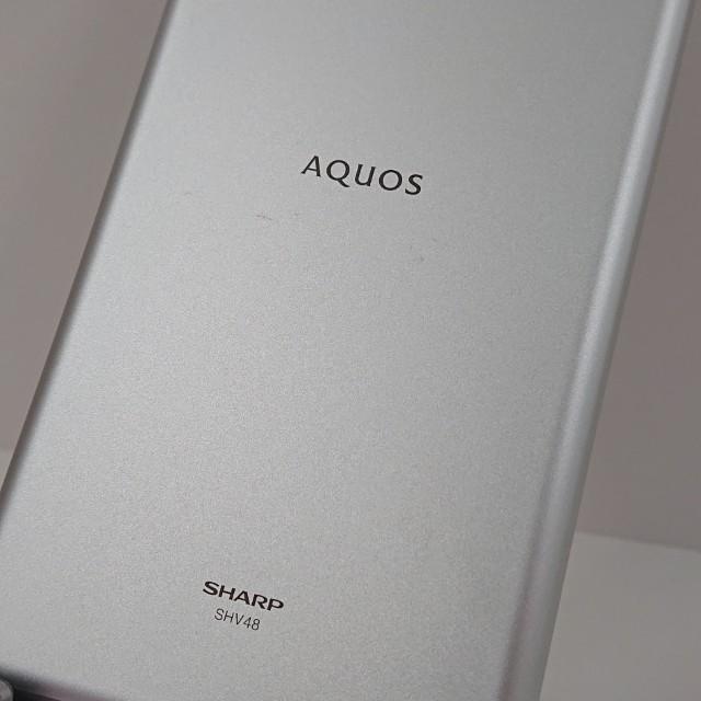 AQUOS sense3 basic SHV48 au シルバー 送料無料 即決 本体 c16842