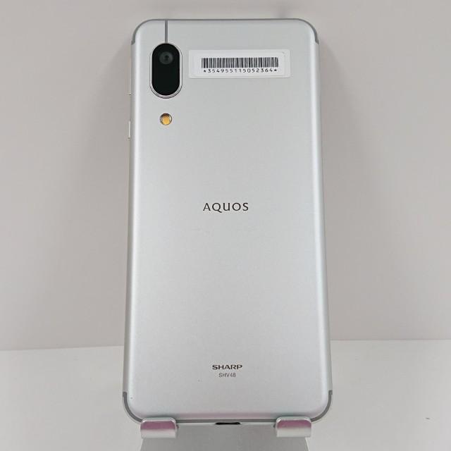 AQUOS sense3 basic SHV48 au シルバー 送料無料 即決 本体 c16854