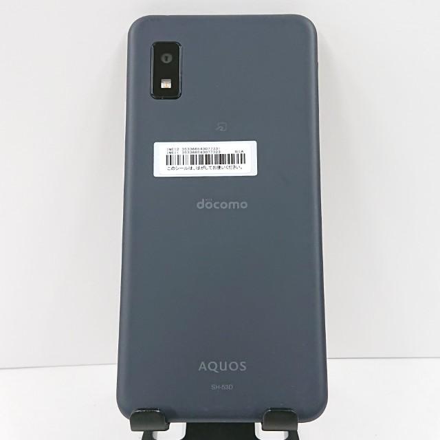 AQUOS wish3 SH-53D ドコモ ブラック 送料無料 即決 本体 c17090