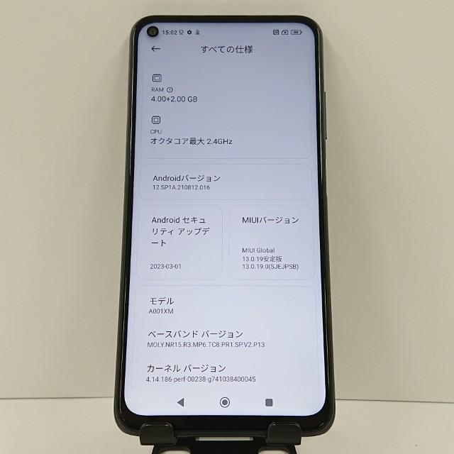 Redmi Note 9T 64GB A001XM SoftBank ナイトフォールブラック 送料無料