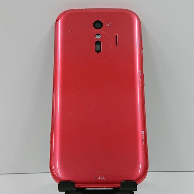 らくらくスマートフォン F-42A ドコモ ピンク 送料無料 即決 本体