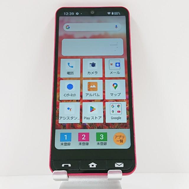 【美品】BASIO active SHG09 Android かんたんスマホ BASIO 【極美品】BASIO active SHG09 au SIMフリー 64GB／4GB レッド