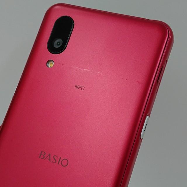 BASIO active SHG09 au レッド 送料無料 即決 本体 c17179 : アーク