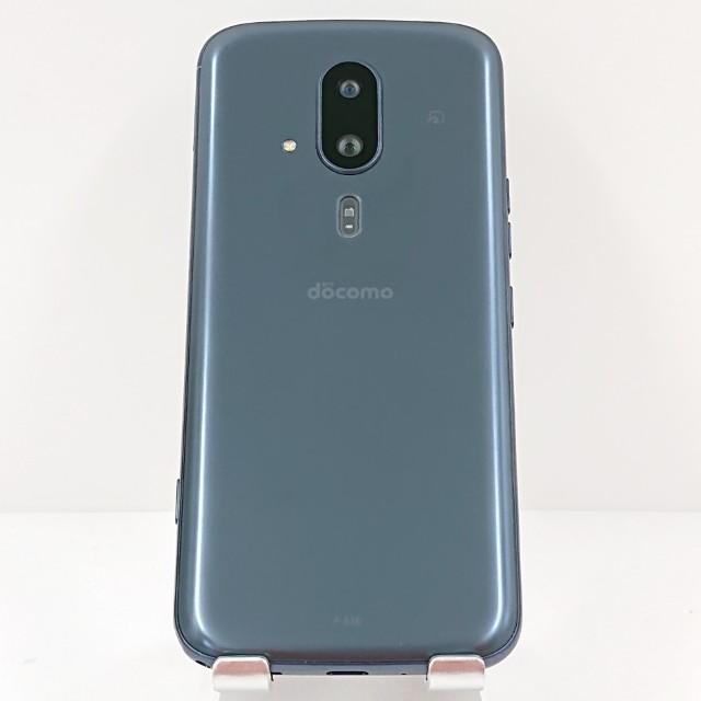 らくらくスマートフォン F-53E ドコモ ネイビー 送料無料 即決 本体