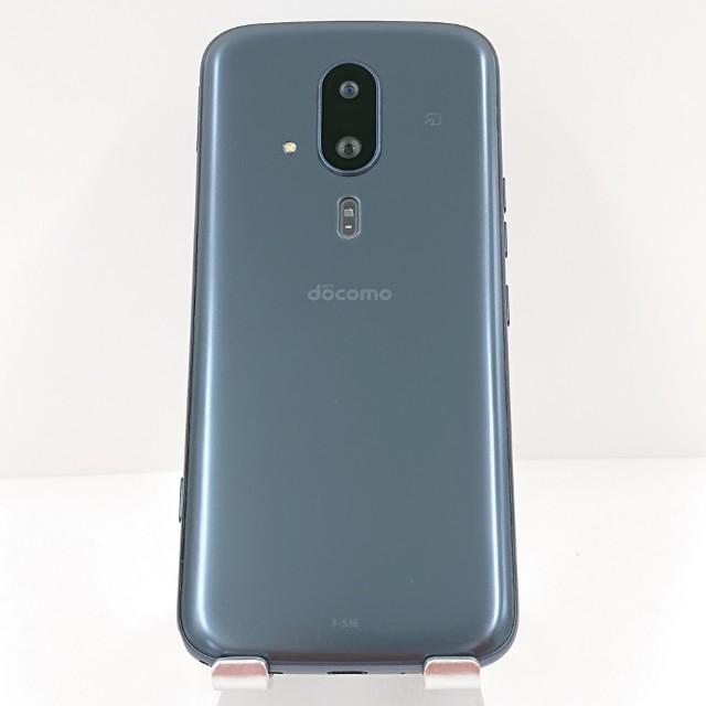 らくらくスマートフォン F-53E ドコモ ネイビー 送料無料 即決 本体