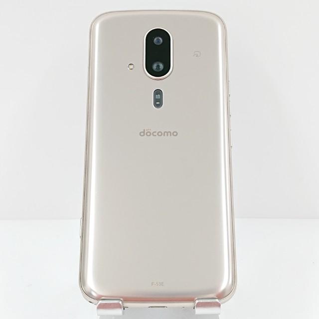 らくらくスマートフォン F-53E ドコモ ゴールド 送料無料 即決 本体