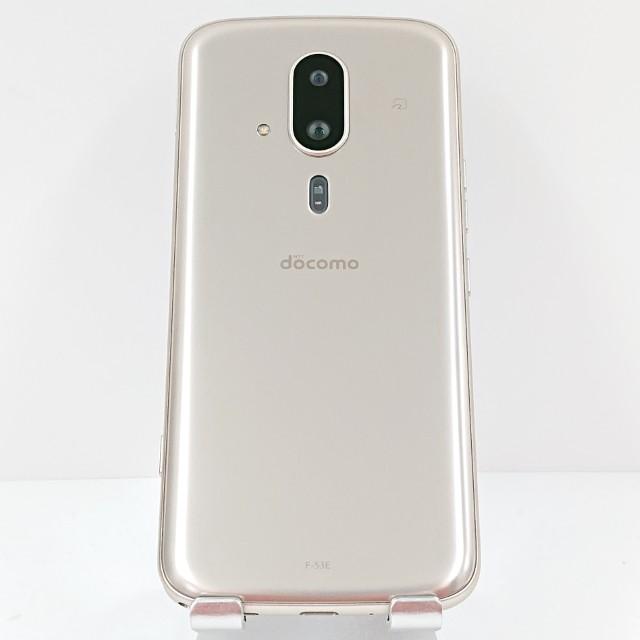 らくらくスマートフォン F-53E ドコモ ゴールド 送料無料 即決 本体