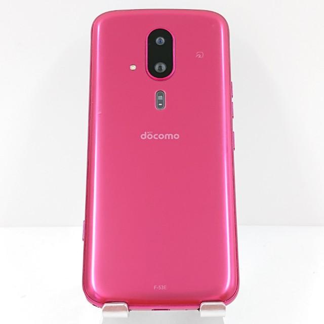 らくらくスマートフォン F-53E ドコモ ピンク 送料無料 即決 本体
