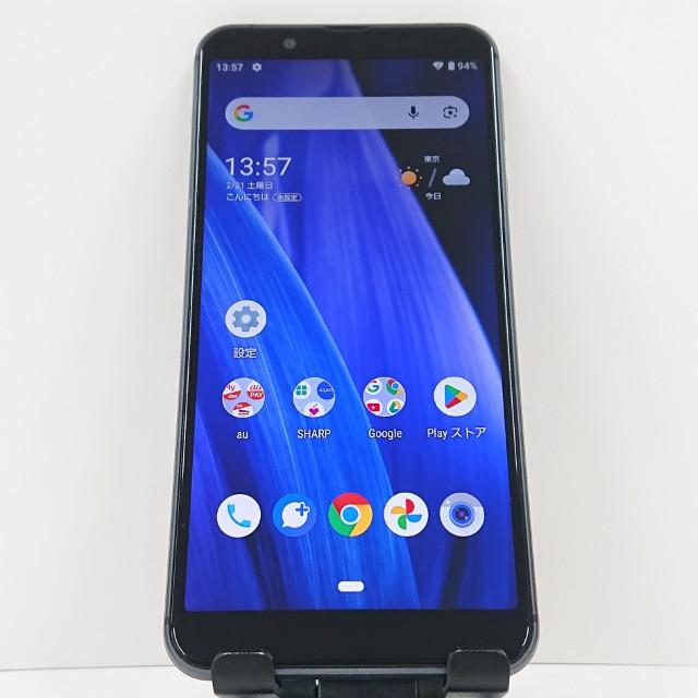 AQUOS sense3 basic SHV48 au ブラック 送料無料 即決 本体 c17407 