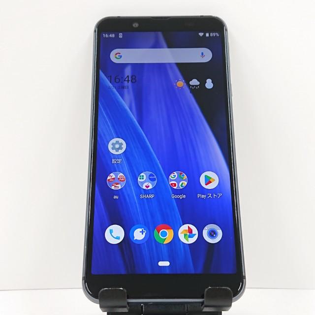 AQUOS sense3 basic SHV48 au ブラック 送料無料 即決 本体 c17425 