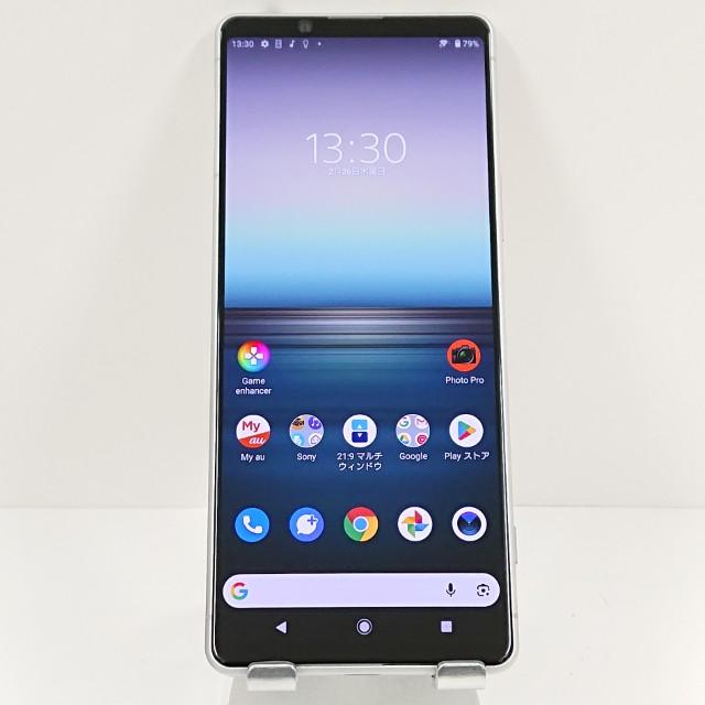 Xperia 1 II SOG01 au ホワイト 送料無料 即決 本体 c17558 : アーク 