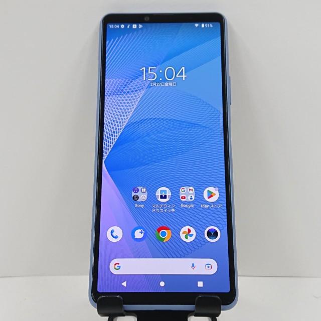 Xperia 10 III SOG04 au ブルー 送料無料 即決 本体 c17625 : アーク