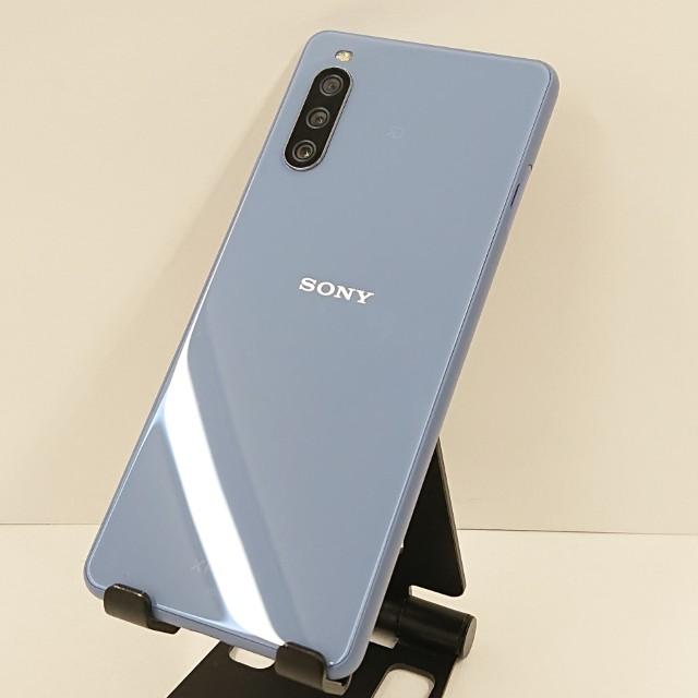 Xperia 10 III SOG04 au ブルー 送料無料 即決 本体 c17625 : アーク