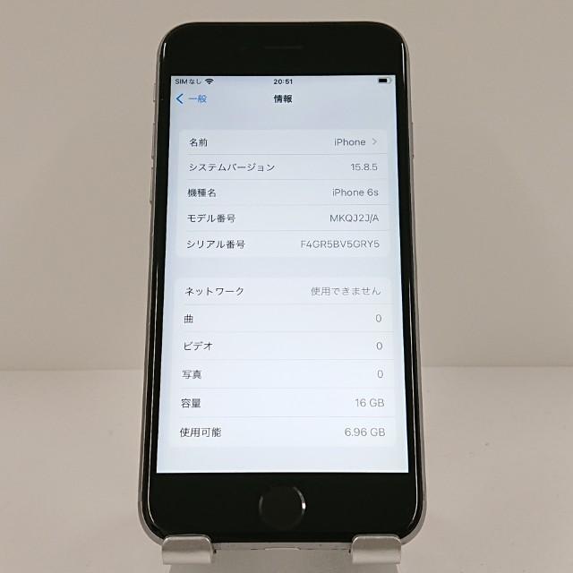 iPhone6s 16GB SIMフリー スペースグレイ 送料無料 即決 本体 c17671