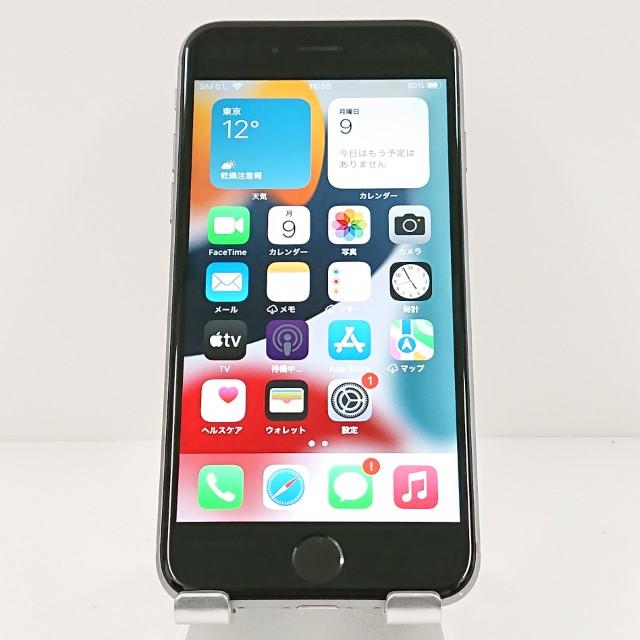 iPhone6s 16GB SIMフリー スペースグレイ 送料無料 即決 本体 c17713 