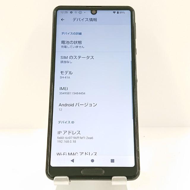 AQUOS sense4 SH-41A ドコモ ブラック 送料無料 即決 本体 c17794