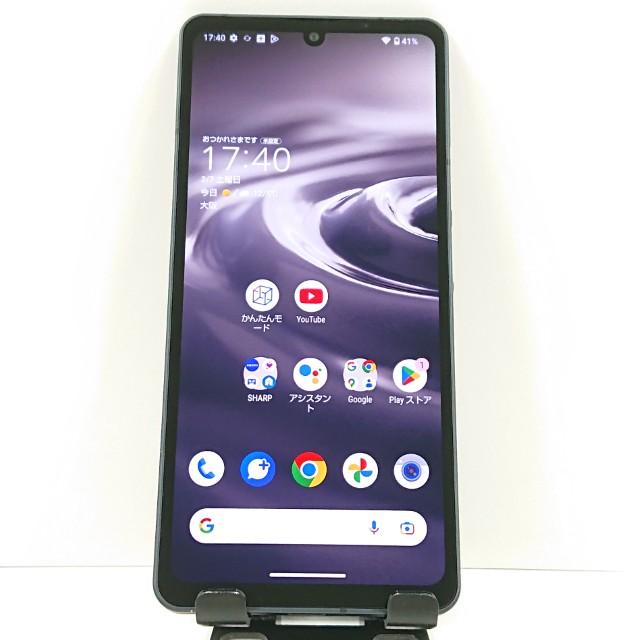 SHARP AQUOS sense6s SHG07 ブラック AQUOS sense6s SHG07 au ブラック 送料無料 即決 本体 c17861 : アーク