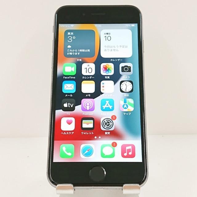 iPhone6s 16GB SIMフリー スペースグレイ 送料無料 即決 本体 c17905 