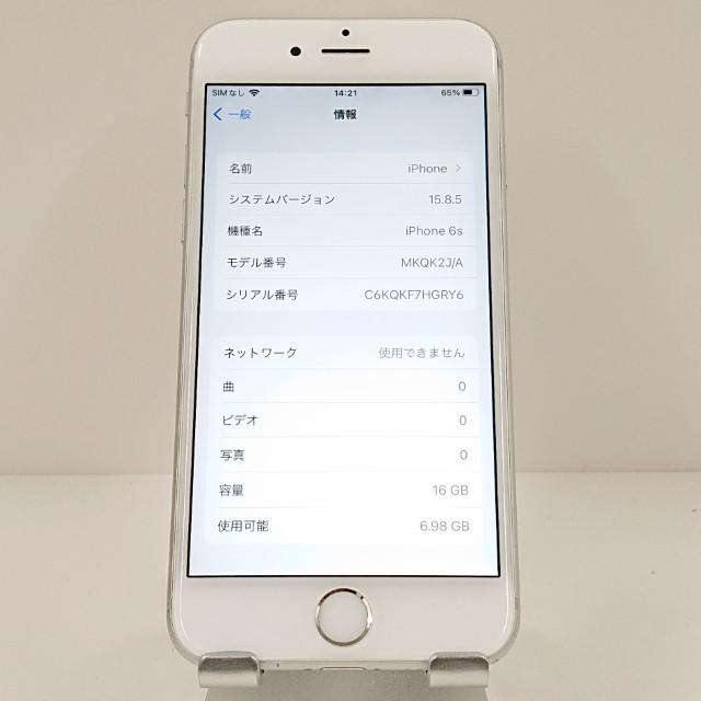 iPhone6s 16GB SIMフリー シルバー 送料無料 即決 本体 c17937