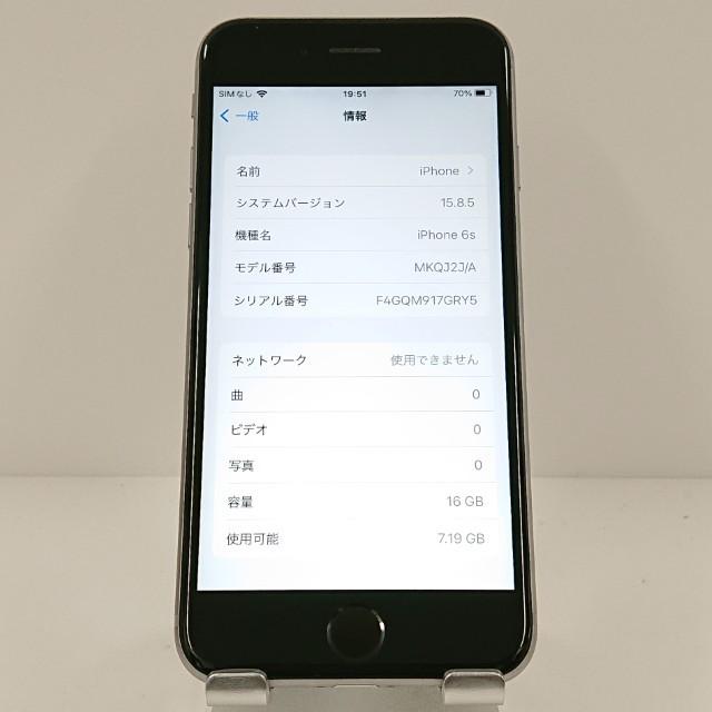 iPhone6s 16GB SIMフリー スペースグレイ 送料無料 即決 本体 c18028