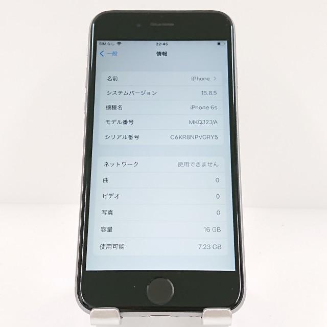 ◎iPhone6s スペースグレイ 16GB◎ ムスビー｜Apple iPhone 6s Plus 16GB スペースグレイ MKU12 J/A