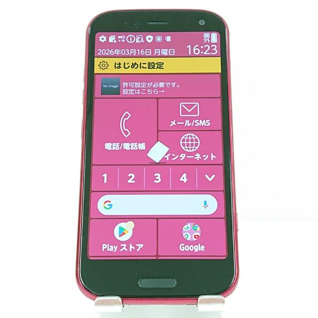 美品 NTT docomo らくらくスマートフォン F-52B ピンク らくらくスマートフォン F-52B ドコモ ピンク 送料無料 即決 本体