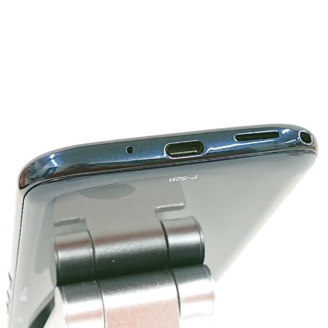 らくらくスマートフォン F-52B ドコモ ネイビー 送料無料 即決 本体