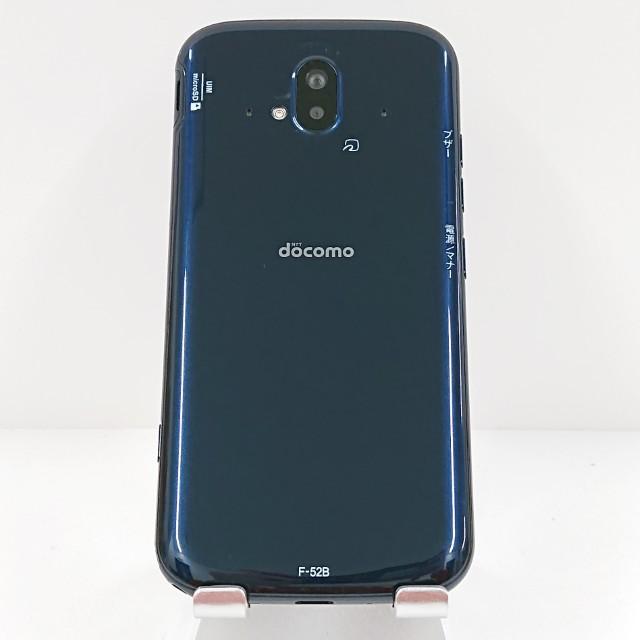 らくらくスマートフォン F-52B ドコモ ネイビー 送料無料 即決 本体
