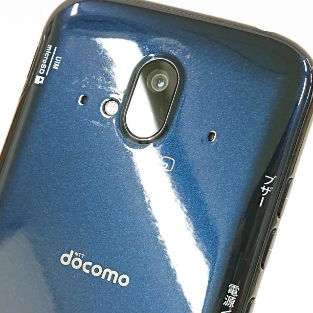 らくらくスマートフォン F-52B ドコモ ネイビー 送料無料 即決 本体