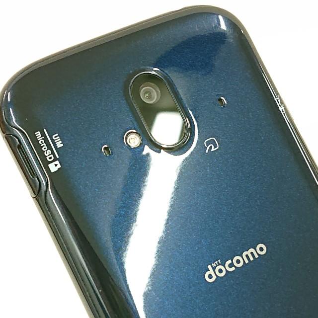 らくらくスマートフォン F-52B ドコモ ネイビー 送料無料 即決 本体