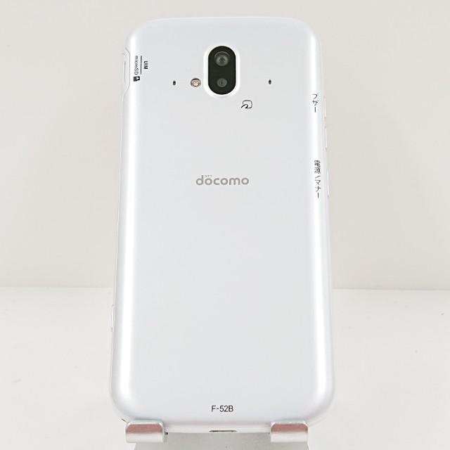 らくらくスマートフォン F-52B ドコモ ホワイト 送料無料 即決 本体