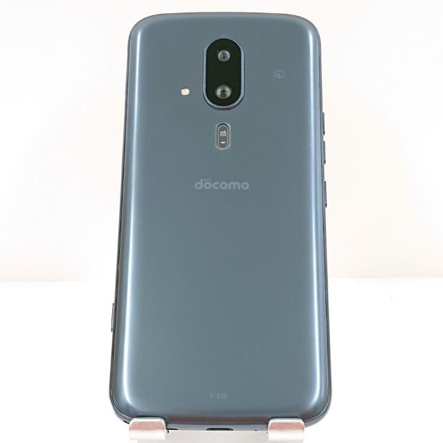 らくらくスマートフォン F-53E ドコモ ネイビー 送料無料 即決 本体