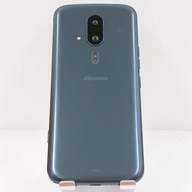らくらくスマートフォン F-53E ドコモ ネイビー 送料無料 即決 本体
