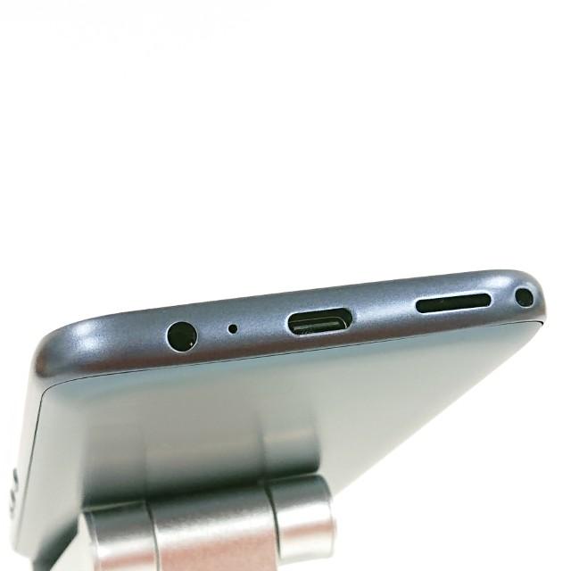 らくらくスマートフォン F-53E ドコモ ネイビー 送料無料 即決 本体
