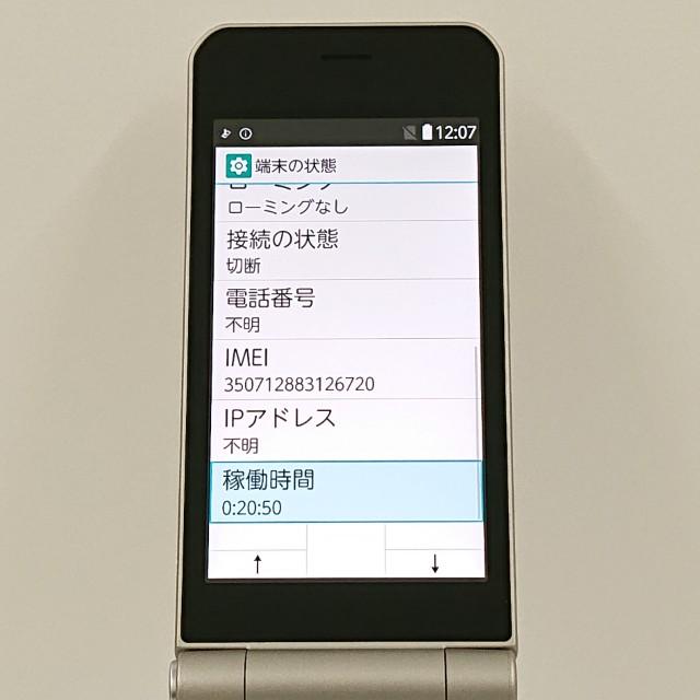 arrows ケータイ ベーシック F-41C ドコモ ゴールド 送料無料 即決