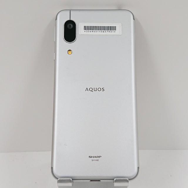 AQUOS sense3 basic SHV48 au シルバー 送料無料 即決 本体 c18263