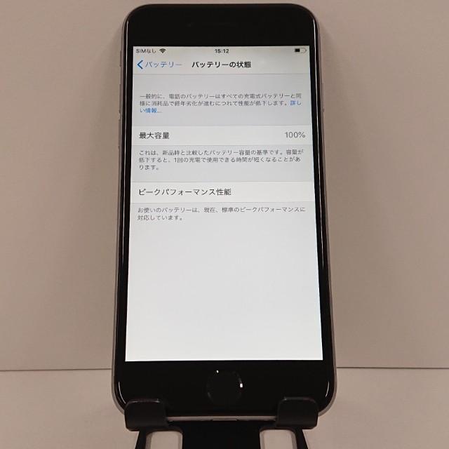 iPhone6 32GB SIMフリー スペースグレイ 送料無料 即決 本体 c18319