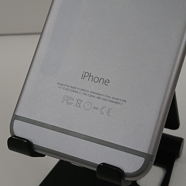 iPhone6 16GB SIMフリー スペースグレイ 送料無料 即決 本体 c18345 