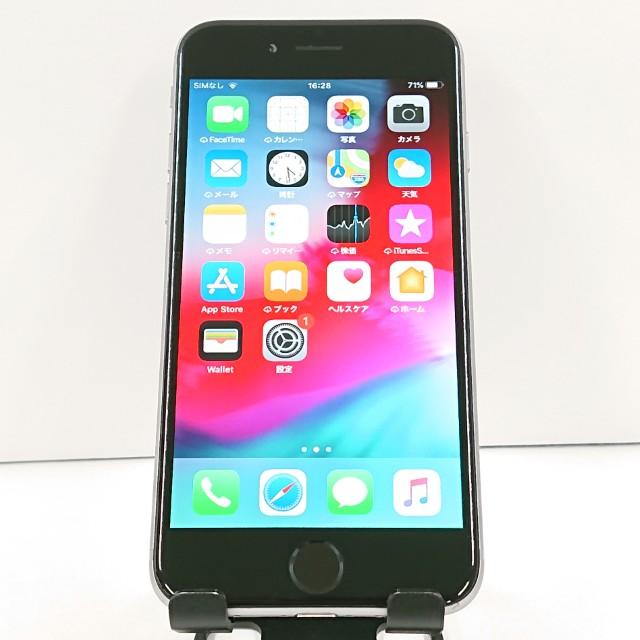 iPhone6 16GB SIMフリー スペースグレイ 送料無料 即決 本体 c18351 