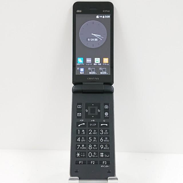 GRATINA KYF44 ブラック GRATINA KYF44 au ブラック 送料無料 即決 本体 c18359 : アーク