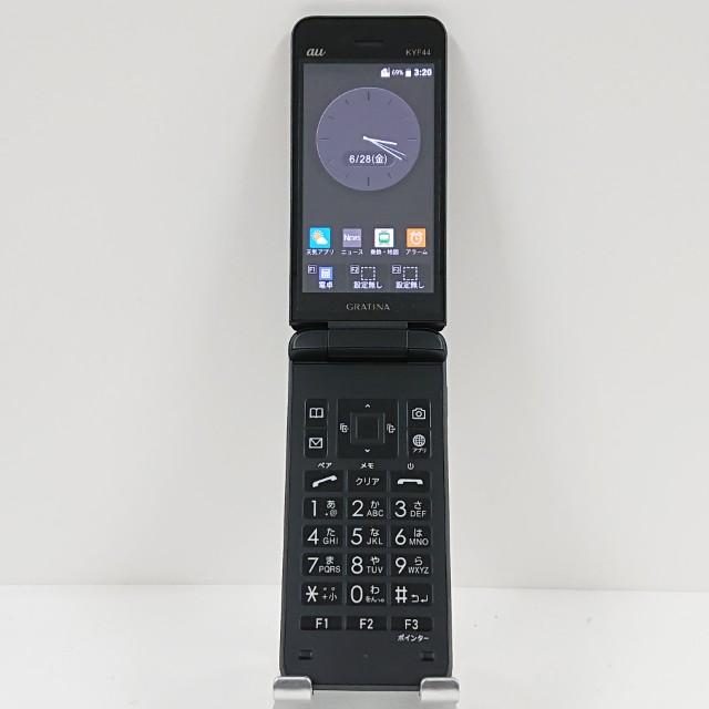 GRATINA KYF44 au ブラック 送料無料 即決 本体 c18373 : アーク