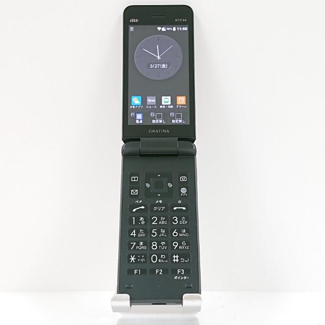GRATINA KYF44 au ブラック 送料無料 即決 本体 c18391 : アーク